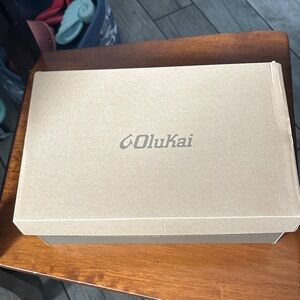 OluKai Classic Tan Shoe Box